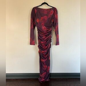 House of CB Bodycon Ruched Floral Dress M